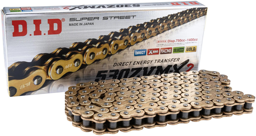 D.i.d chain did 530 zvmx2 116n gold gold open
