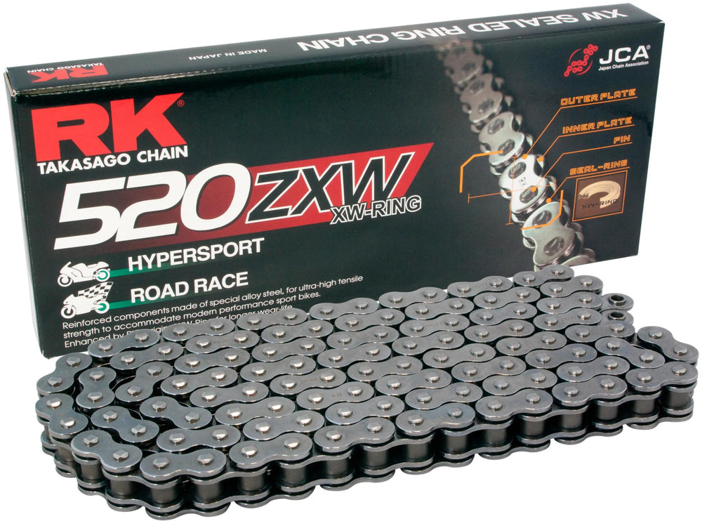 Rk chain 520 zxw 108 n grey open