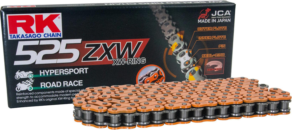 Rk chains 525 zxw 118 n orange grey open