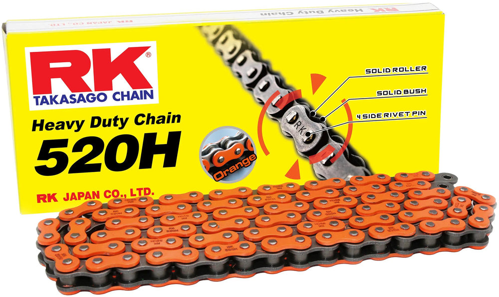 Rk chain 520 h 116 c orange black open