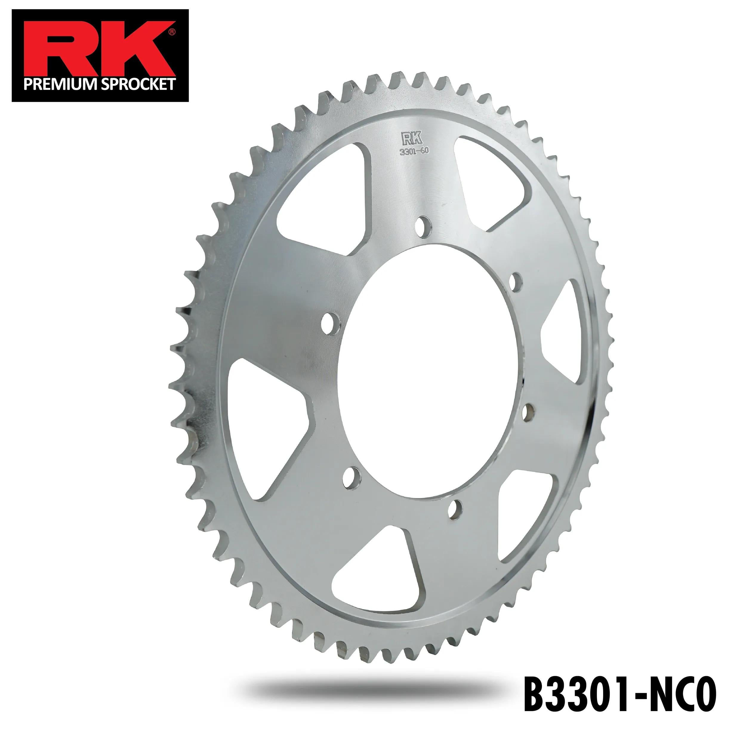 Rk chain wheel 428 58z steel black