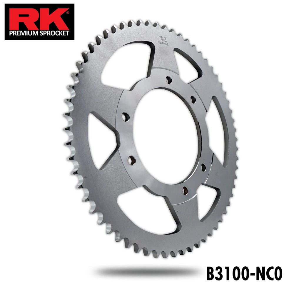 Rk chain wheel 428 62z steel silver