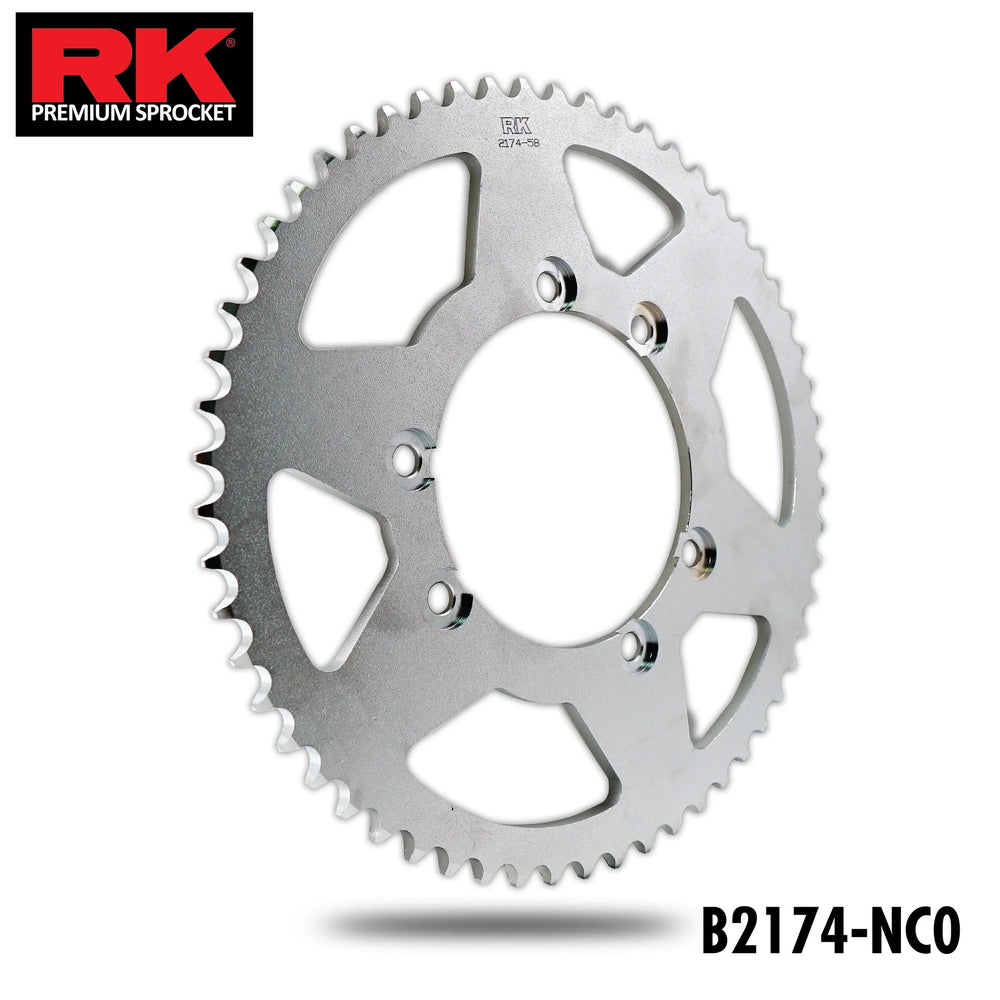 Rk chain wheel 420 58z steel silver