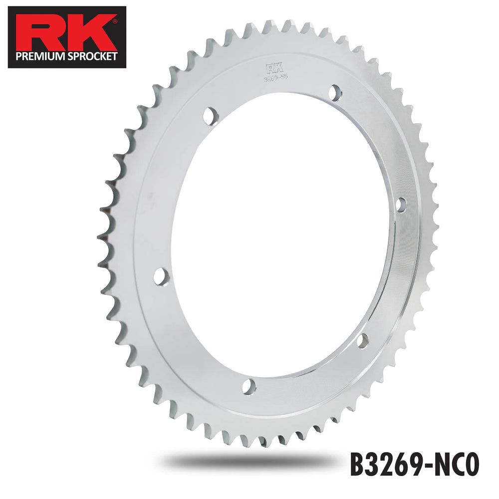 Rk chain wheel 428 55z steel silver