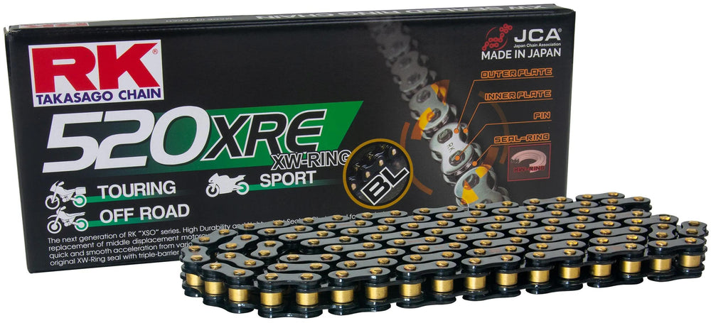 Rk chain 520 xre 106 n black open