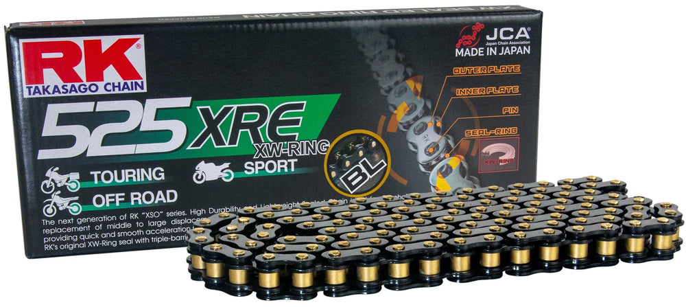 Rk chain 525 xre 118 n black open