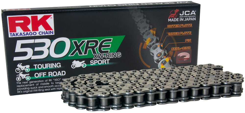 Rk chain 530 xre 98 n grey open