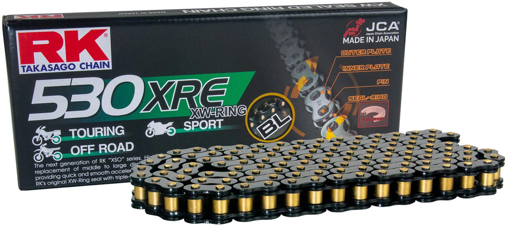 Rk chain 530 xre 110 n black open