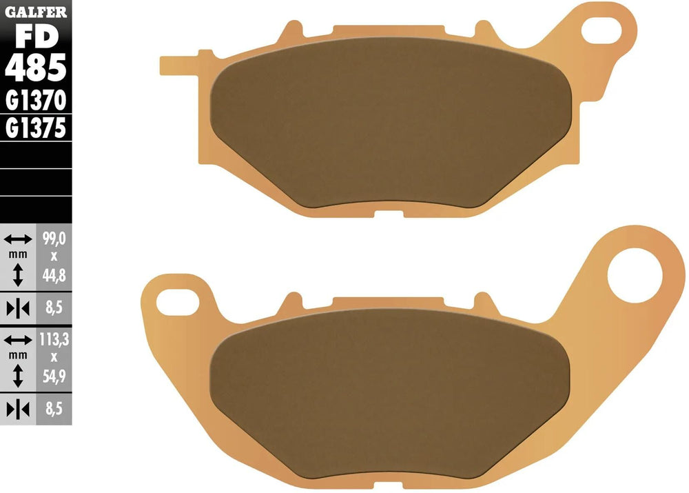 Galfer remblokken fd485 sintered brake pad fd485-g1370