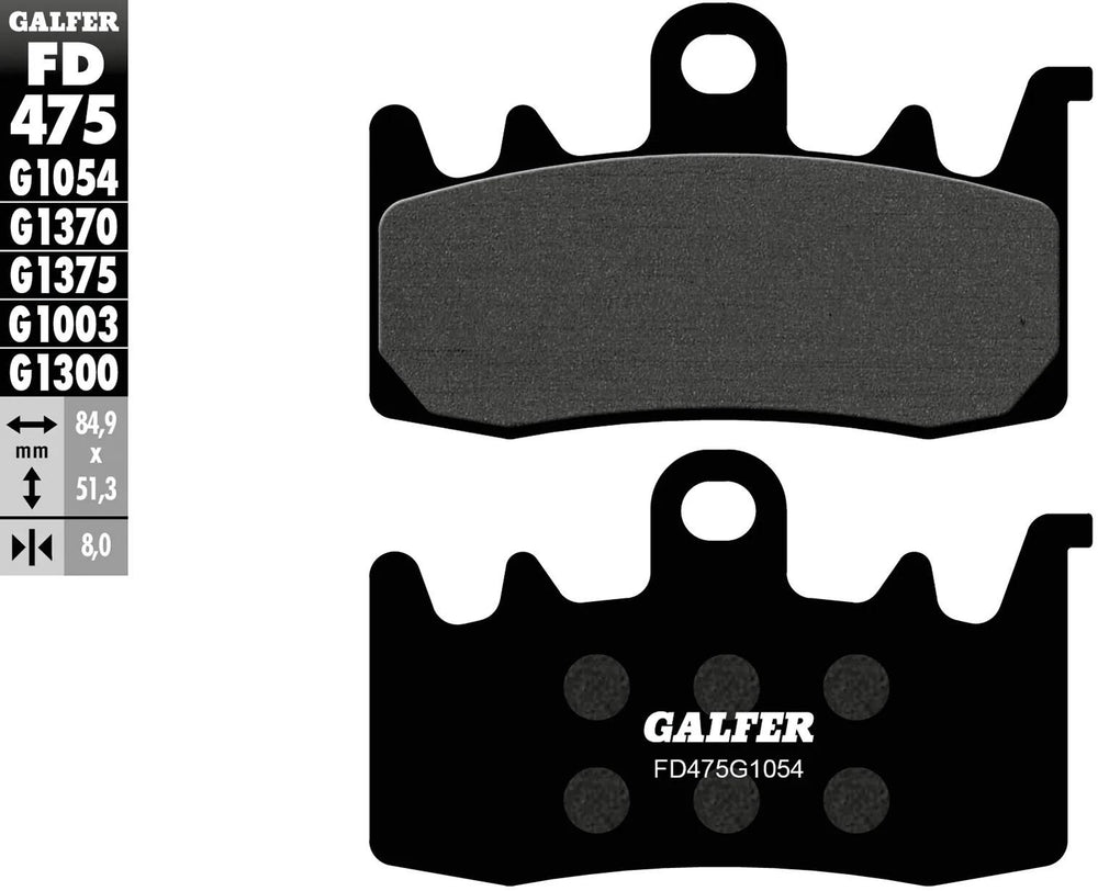 Galfer remblokken fd475 organ brake pads. fd475 g1054