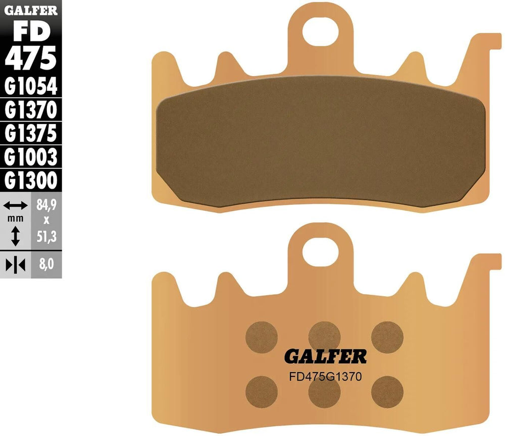 Galfer remblokken fd475 sintered brake pad fd475 g1370