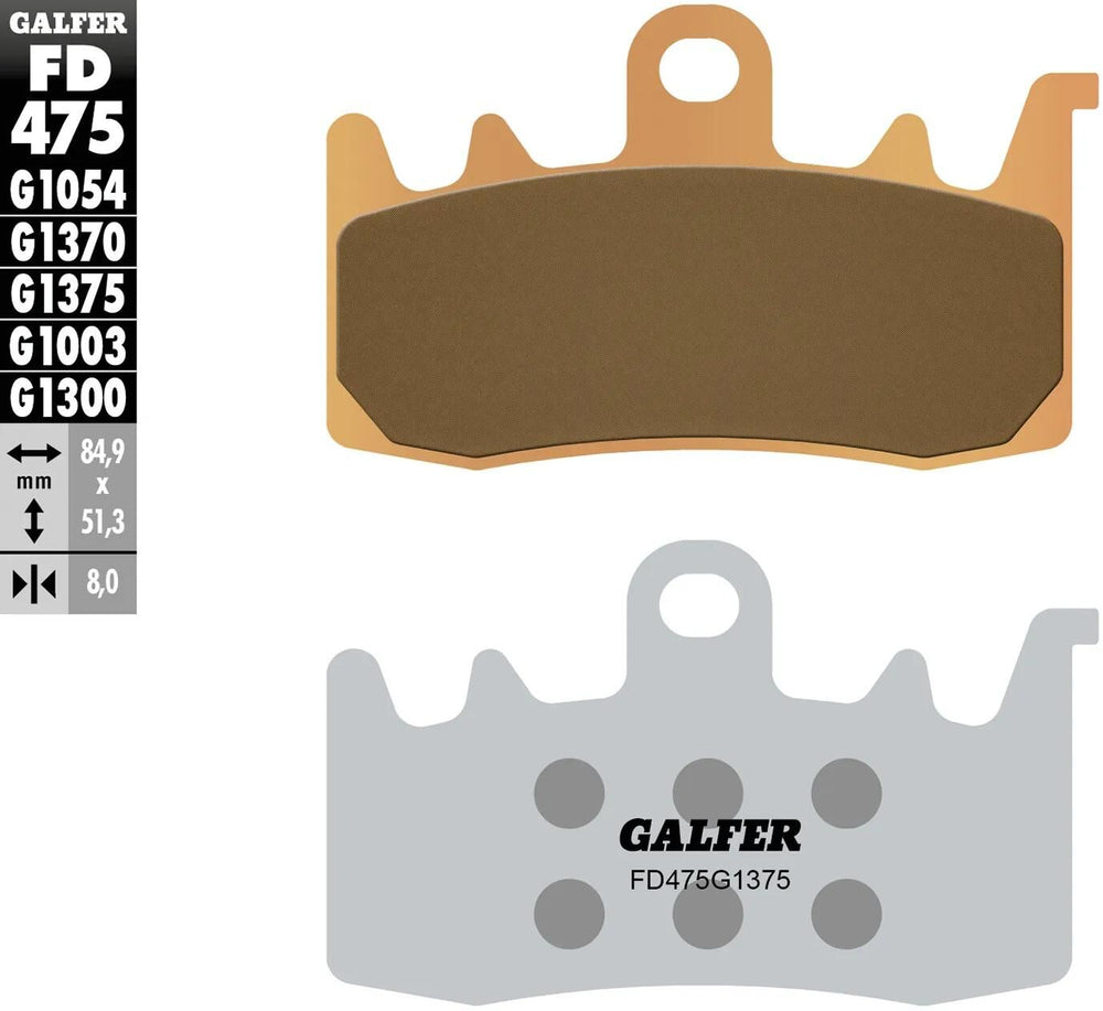 Galfer remblokken fd475 sintered brake pad fd475 g1375