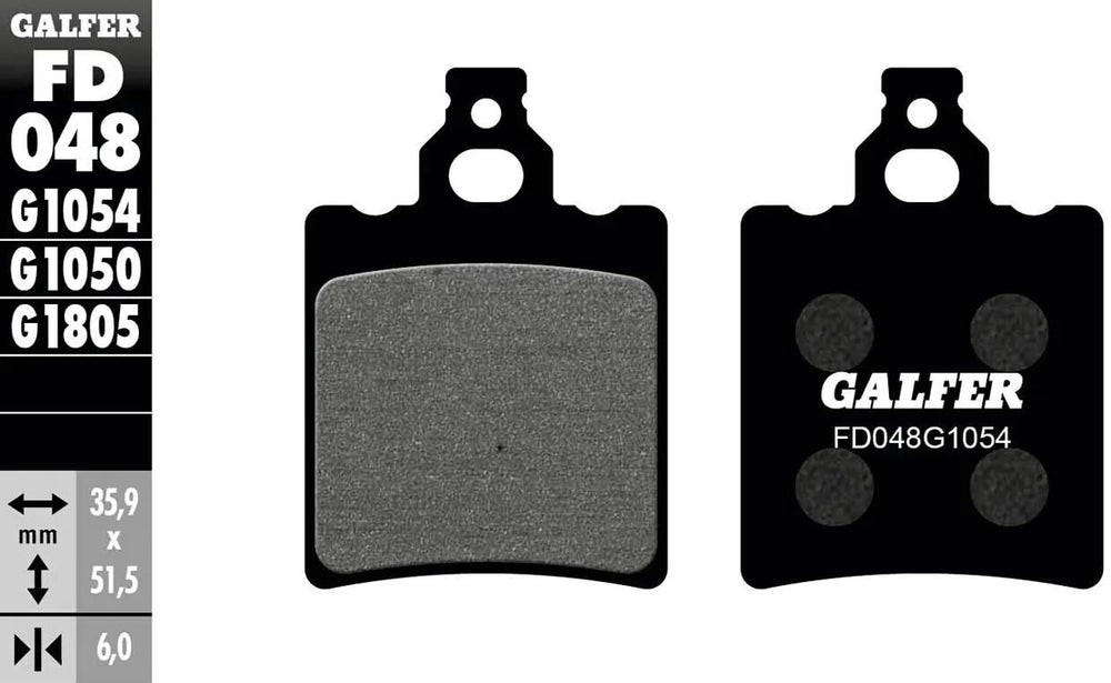Galfer remblokken fd048 brake pad fd048 g1054 organic