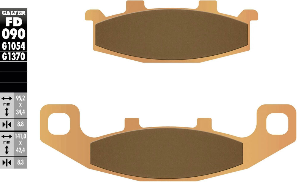 Galfer remblokken fd090 brake pad fd090 g1370 sintered metal