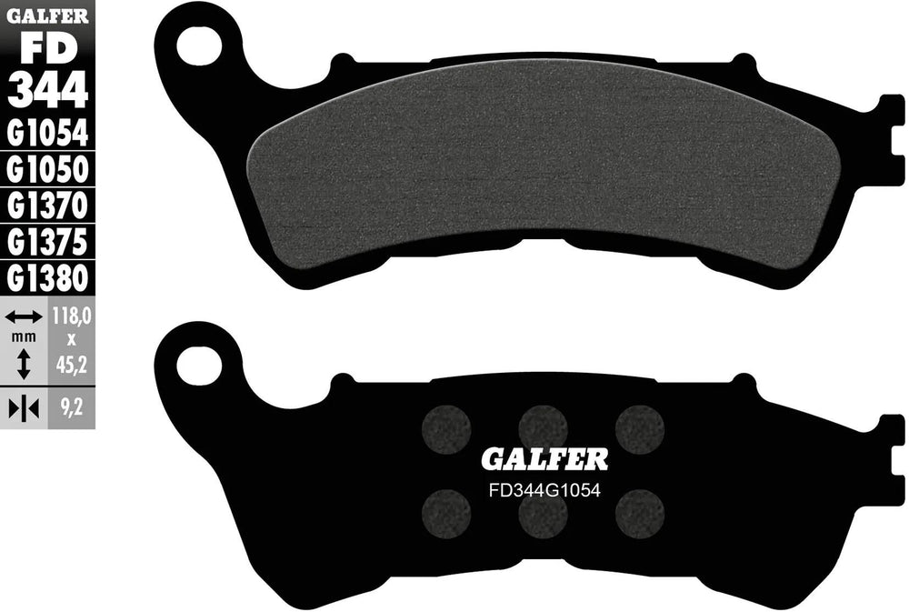 Galfer remblokken fd344 brake pad fd344 g1054 organic standard
