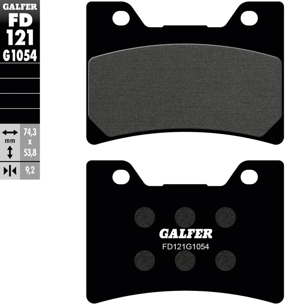 Galfer remblokken fd121 brake pad fd121 g1054 organic