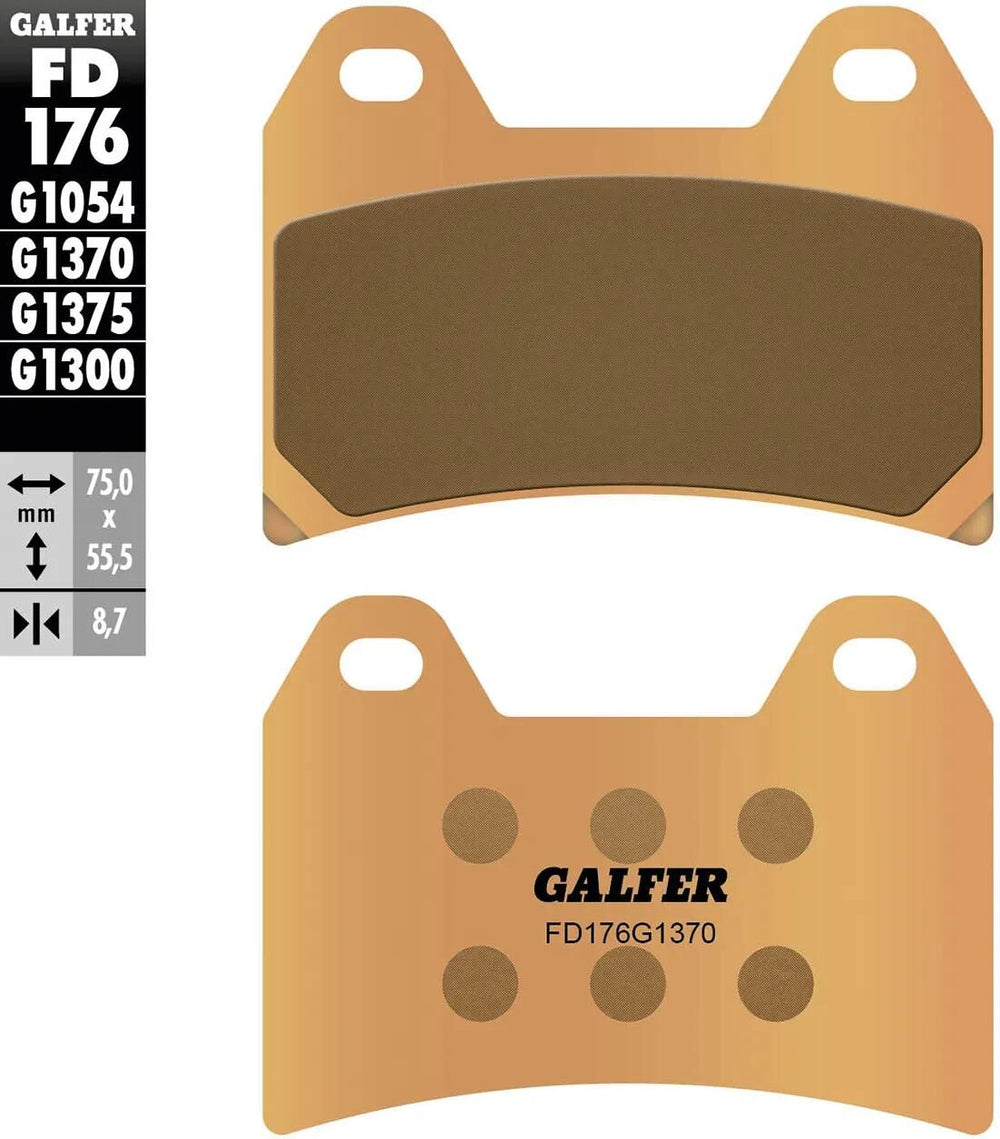 Galfer remblokken fd176 sintered brake pad fd176 g1370