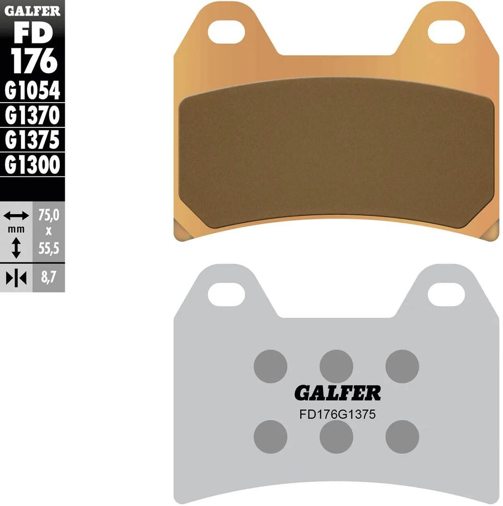 Galfer remblokken fd176 sintered brake pad fd176 g1375