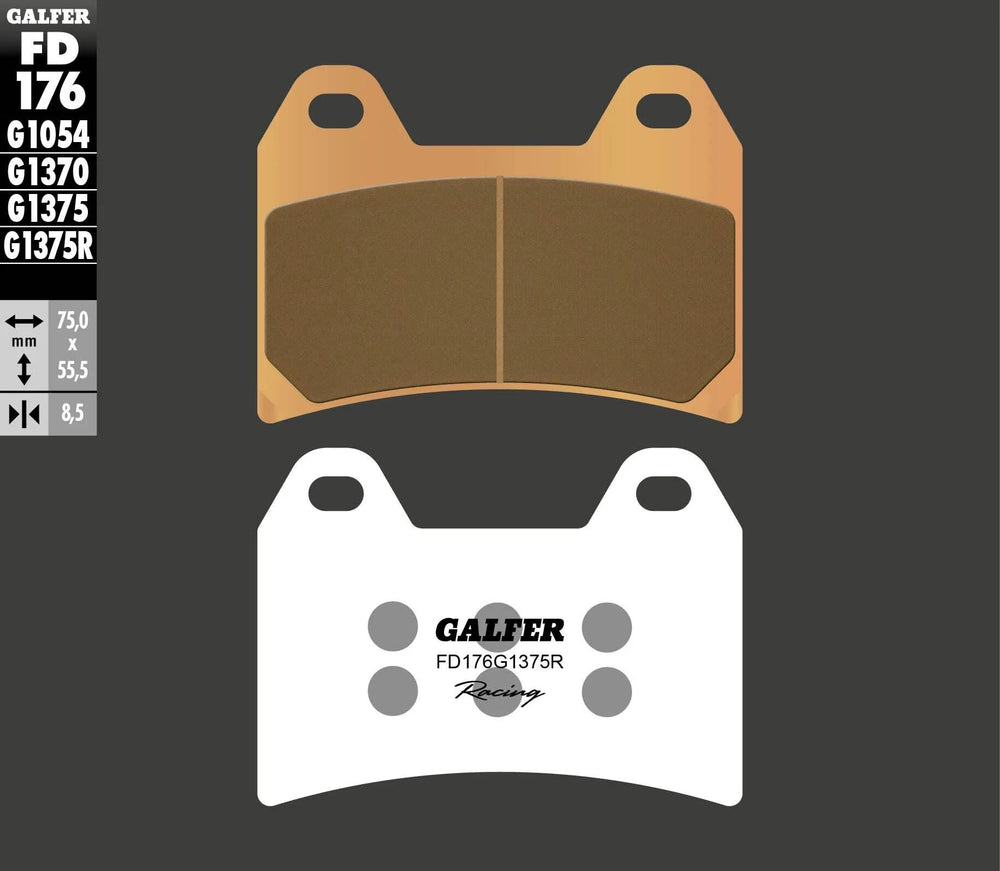 Galfer remblokken fd176 sintered brake pad fd176 g1375r