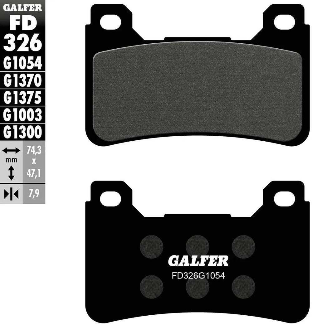 Galfer remblokken fd326 organ brake pads. fd326 g1054