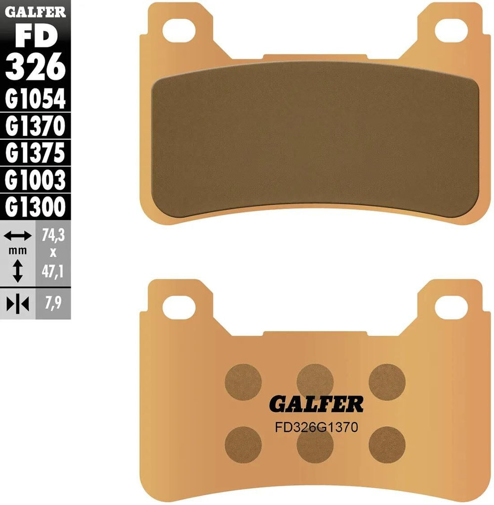 Galfer remblokken fd326 sintered brake pad fd326 g1370