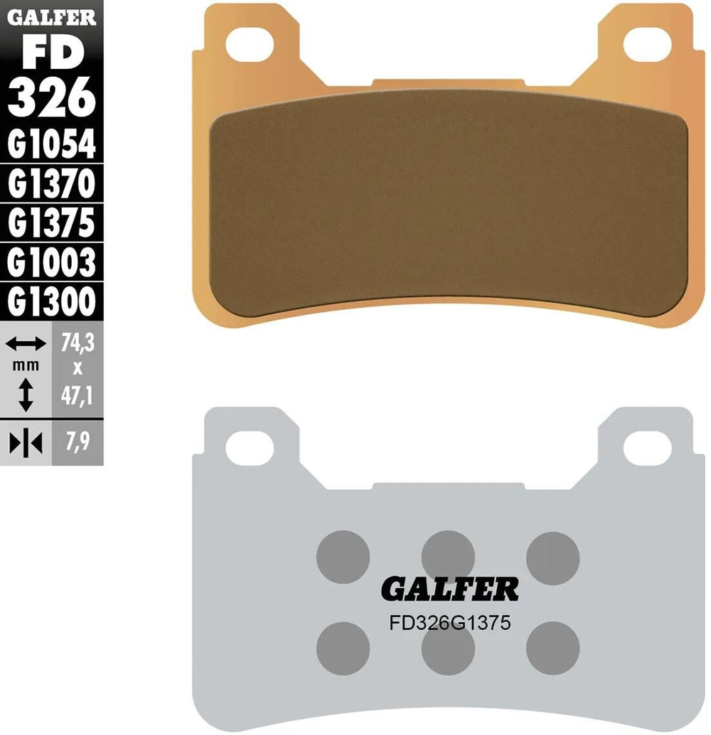 Galfer remblokken fd326 sintered brake pad fd326 g1375