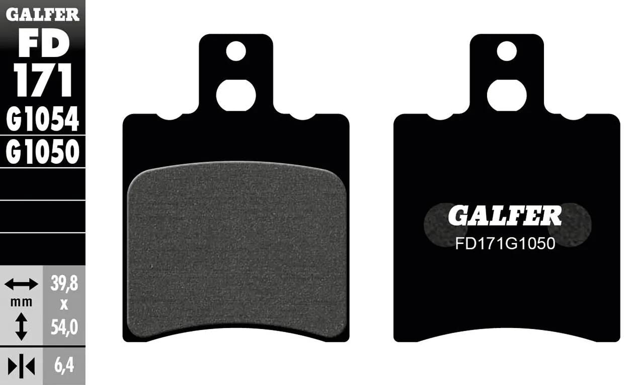 Galfer bremsbelag fd171 brake pad fd171 g1050 organic
