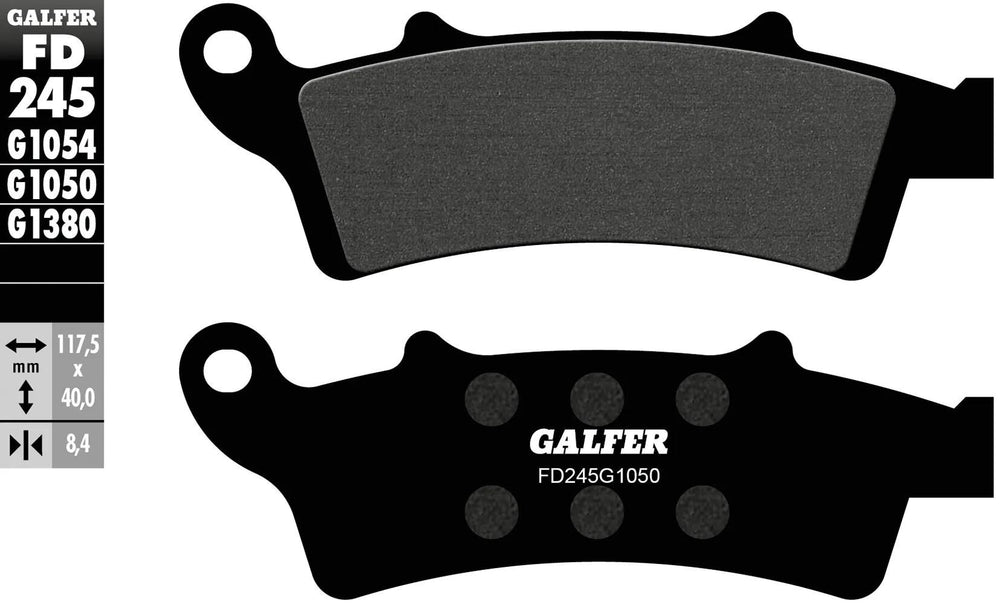 Galfer remblokken fd245 brake pad fd245 g1050 organic scooter
