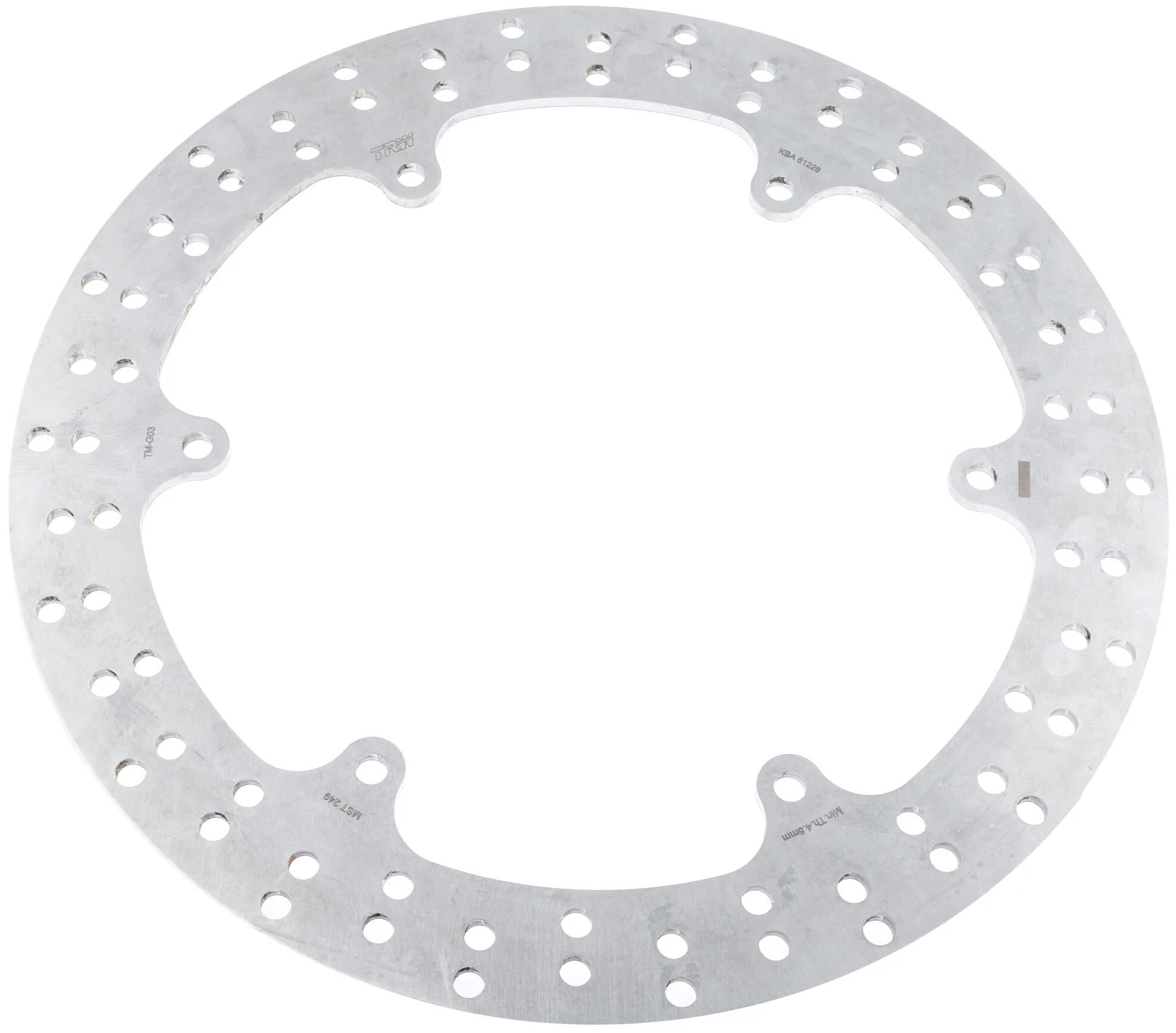 Trw bremsscheibe mst249 rotor mst249 rigid