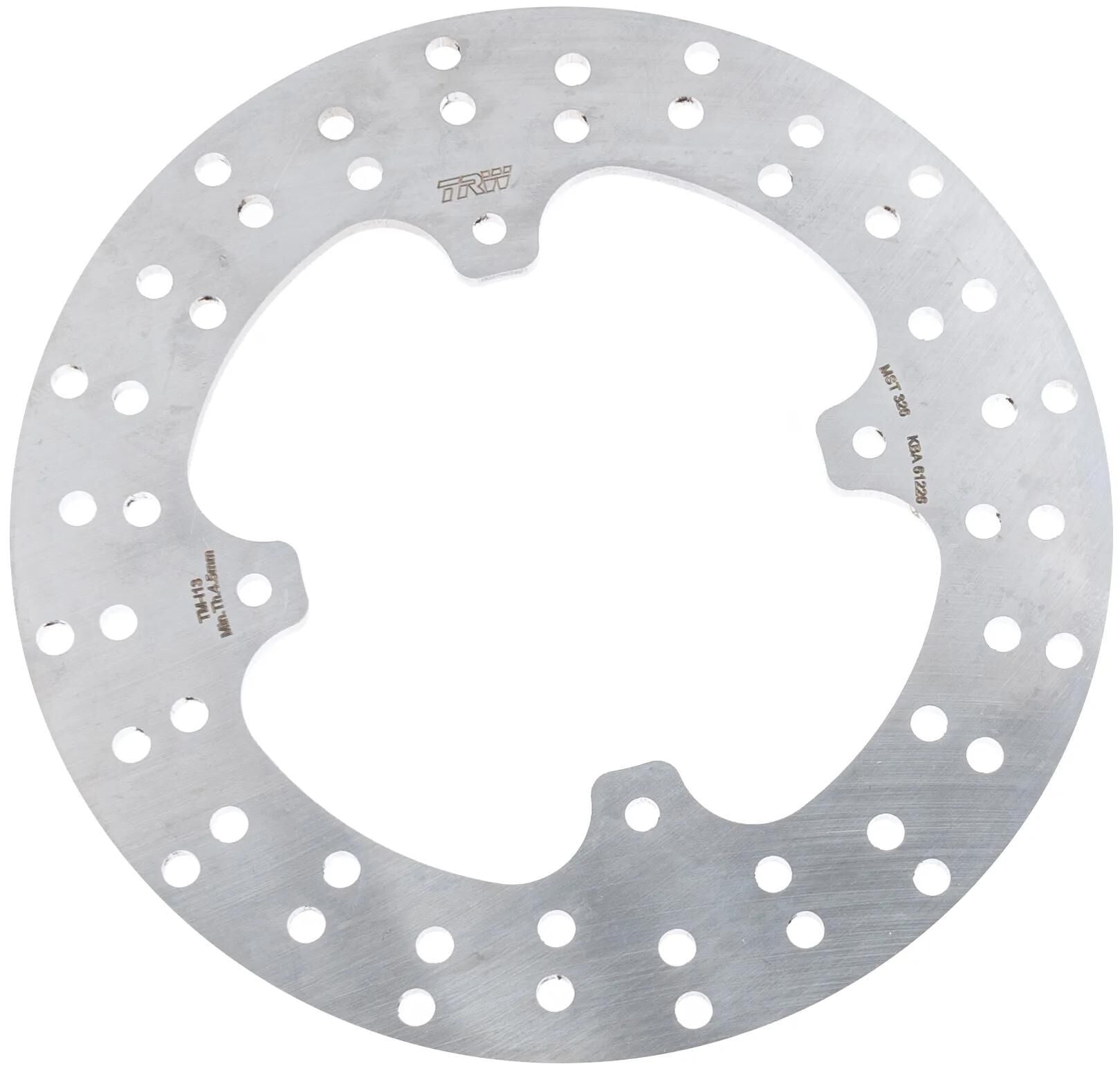 Trw bremsscheibe mst326 rotor mst326 rigid