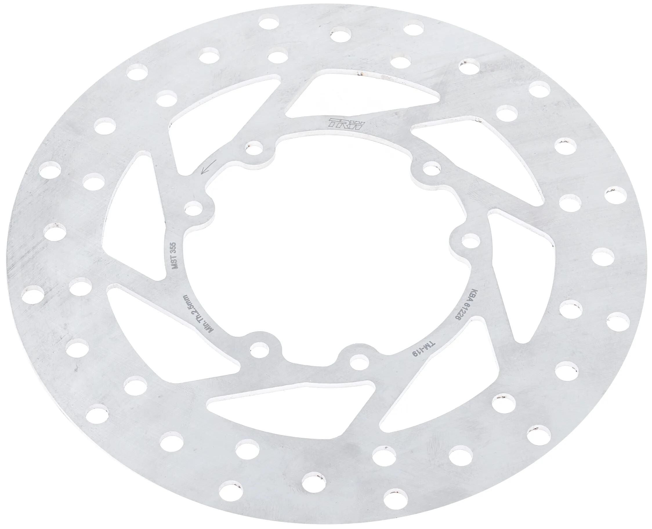 Trw bremsscheibe mst355 rotor mst355 rigid