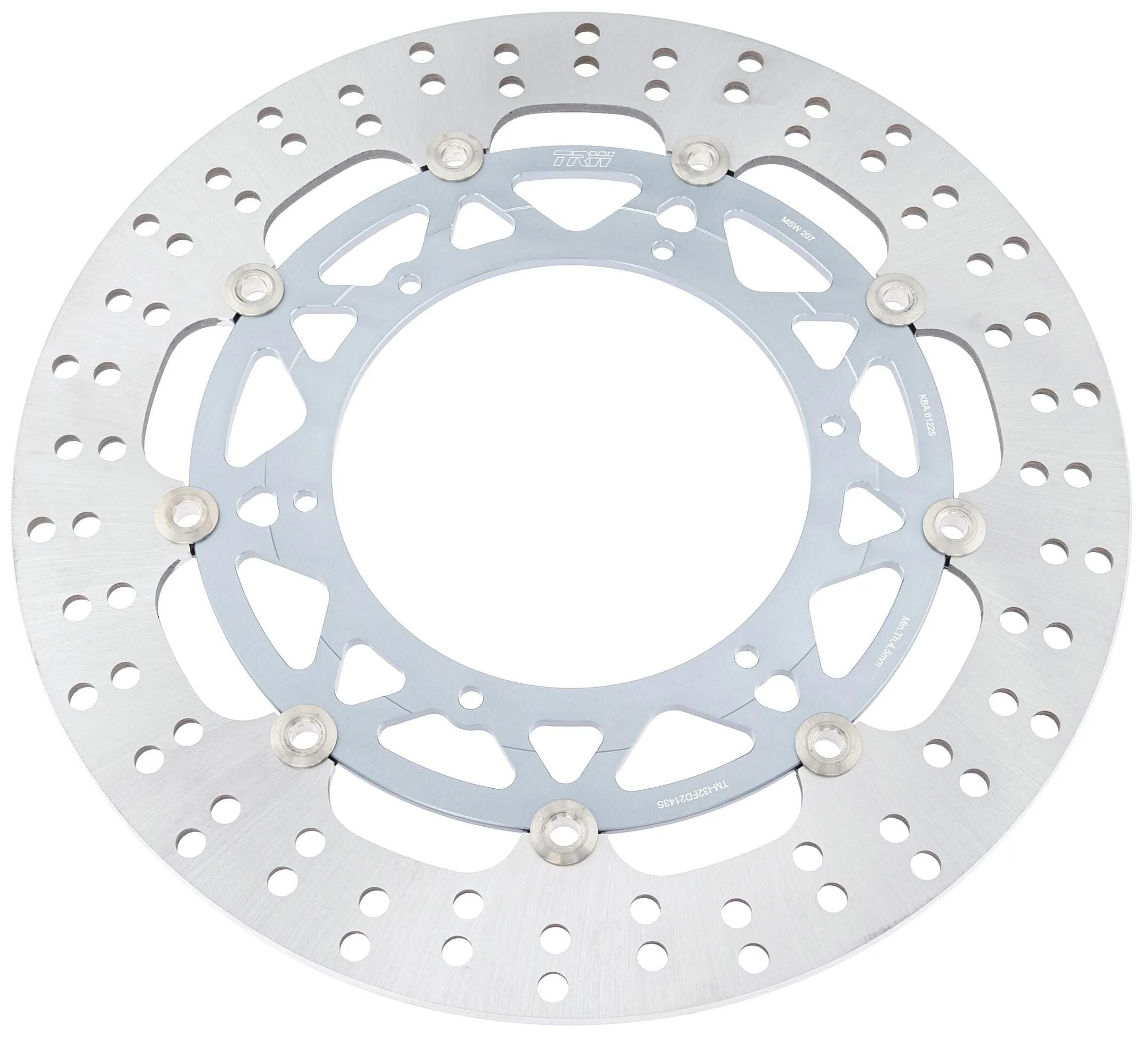 Trw bremsscheibe msw207 rotor msw207 floating