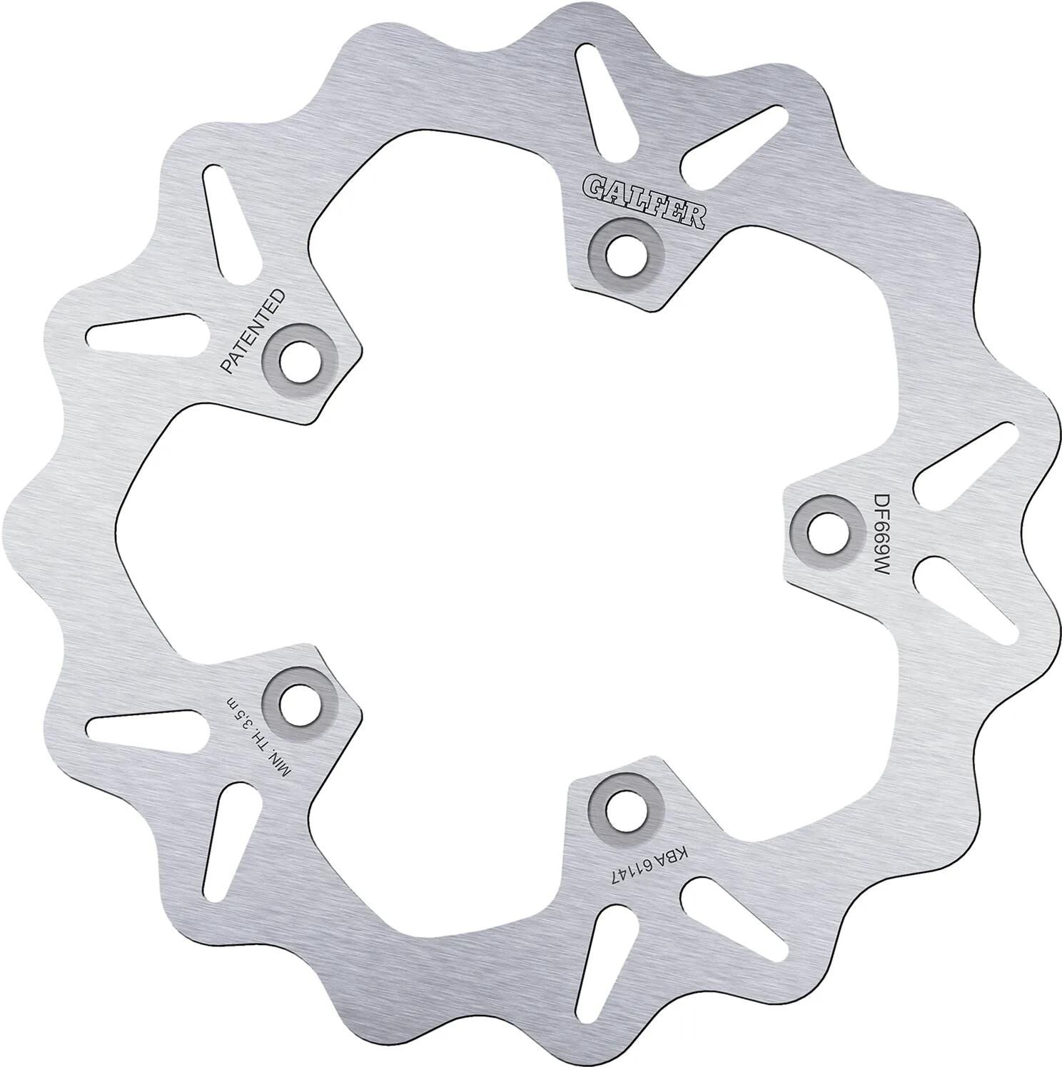 Galfer bremsscheibe df669 rotor df669 type w rigid