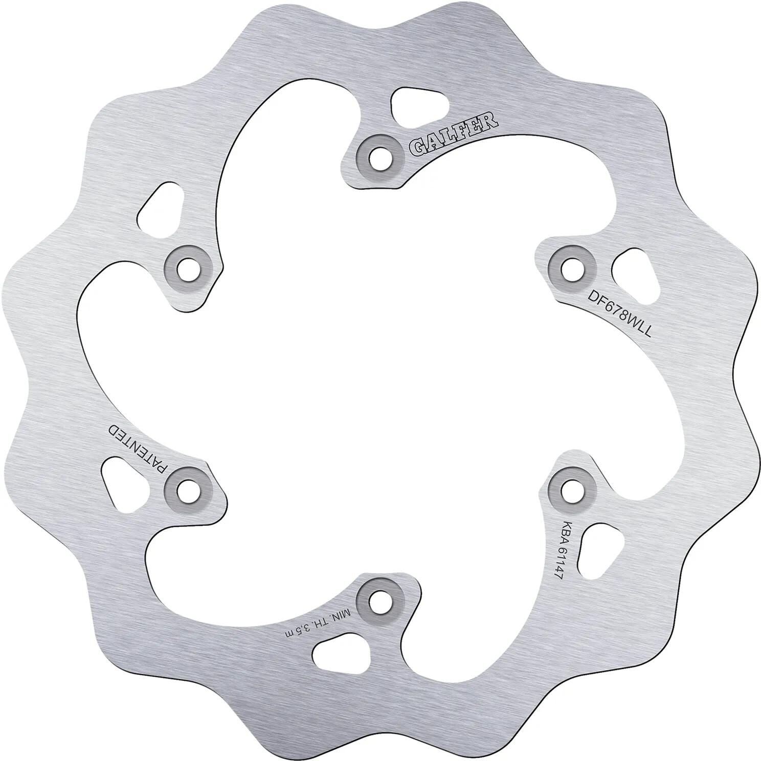 Galfer bremsscheibe df678 rotor df678 wll offroad rigid muddy