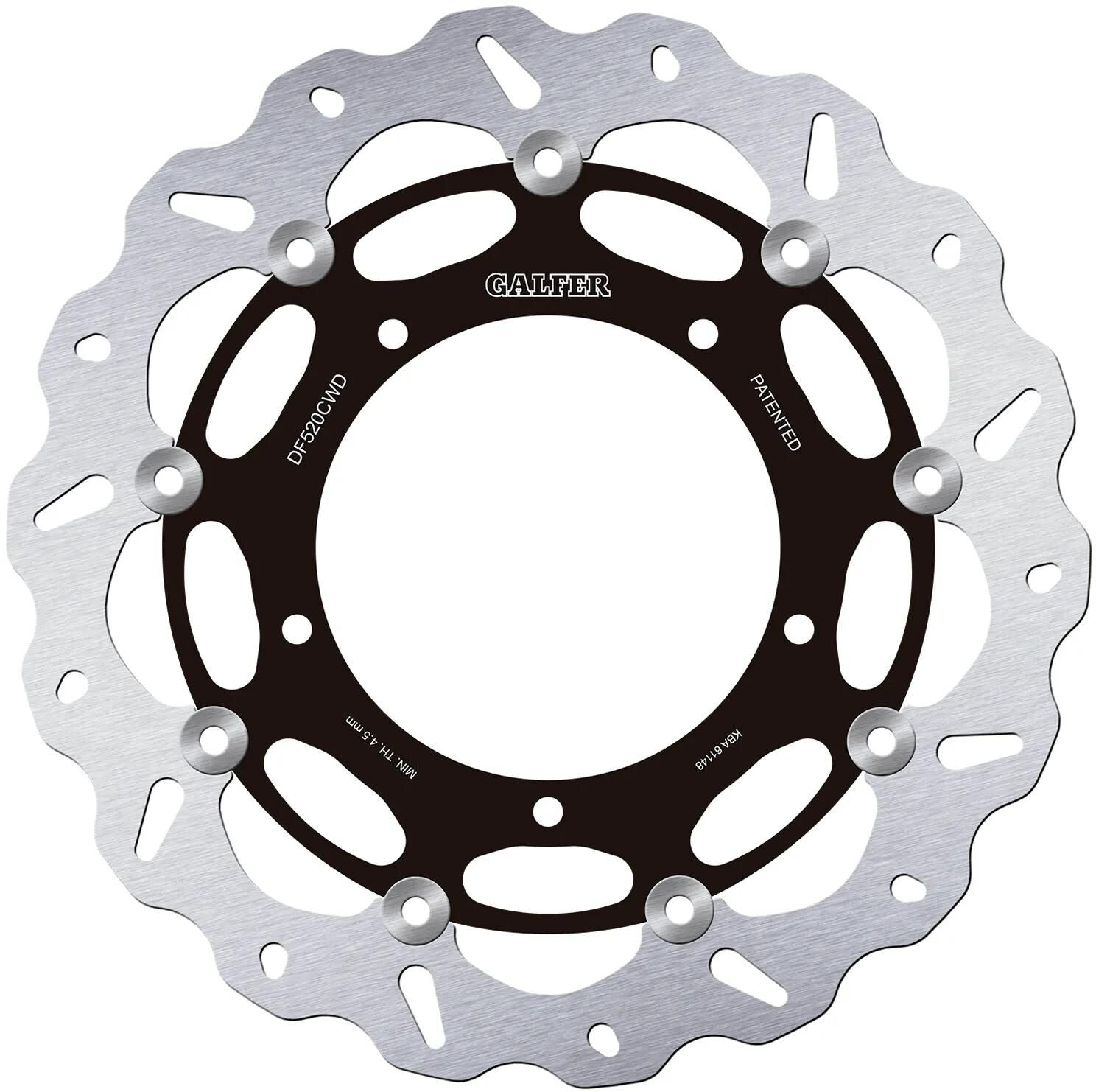 Galfer bremsscheibe df520 rotor brake rotors floating right