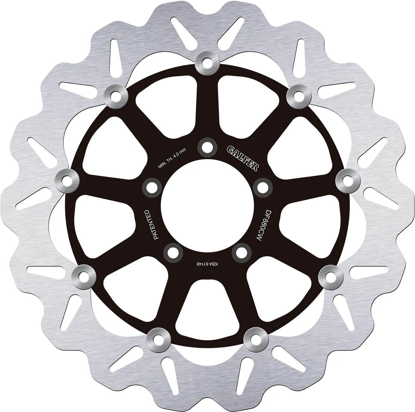 Galfer bremsscheibe df880 rotor df880 type cw floating