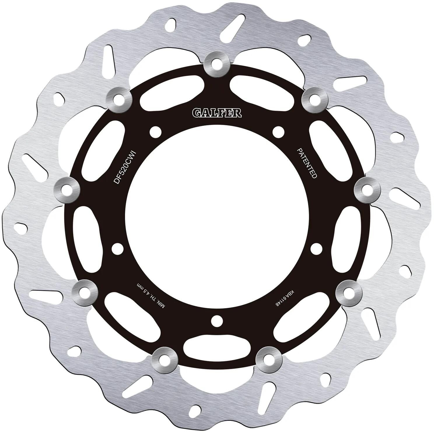 Galfer bremsscheibe df520 rotor brake rotors floating left