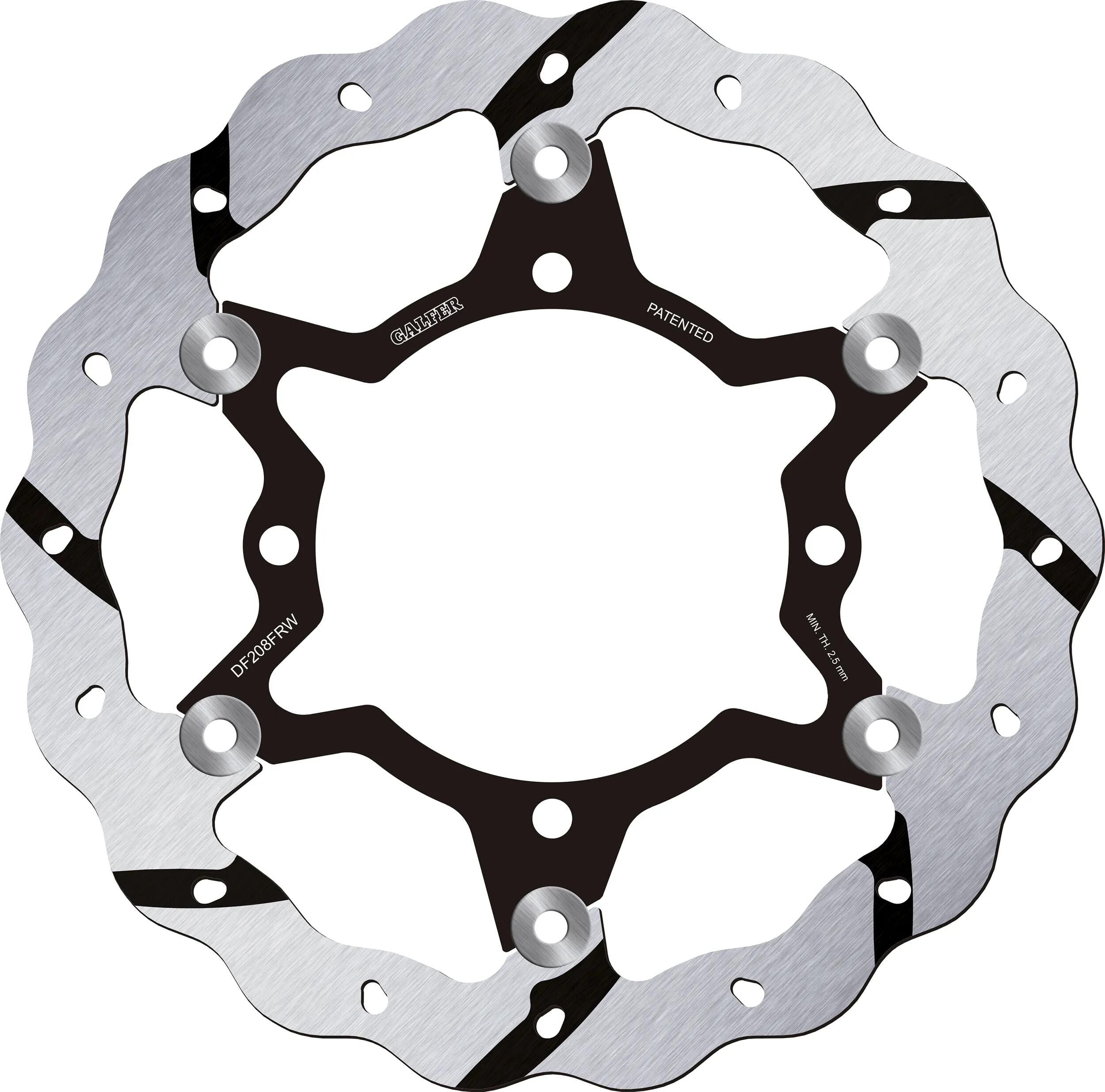 Galfer remschijf df208 rotor brake rotors sw.grooved
