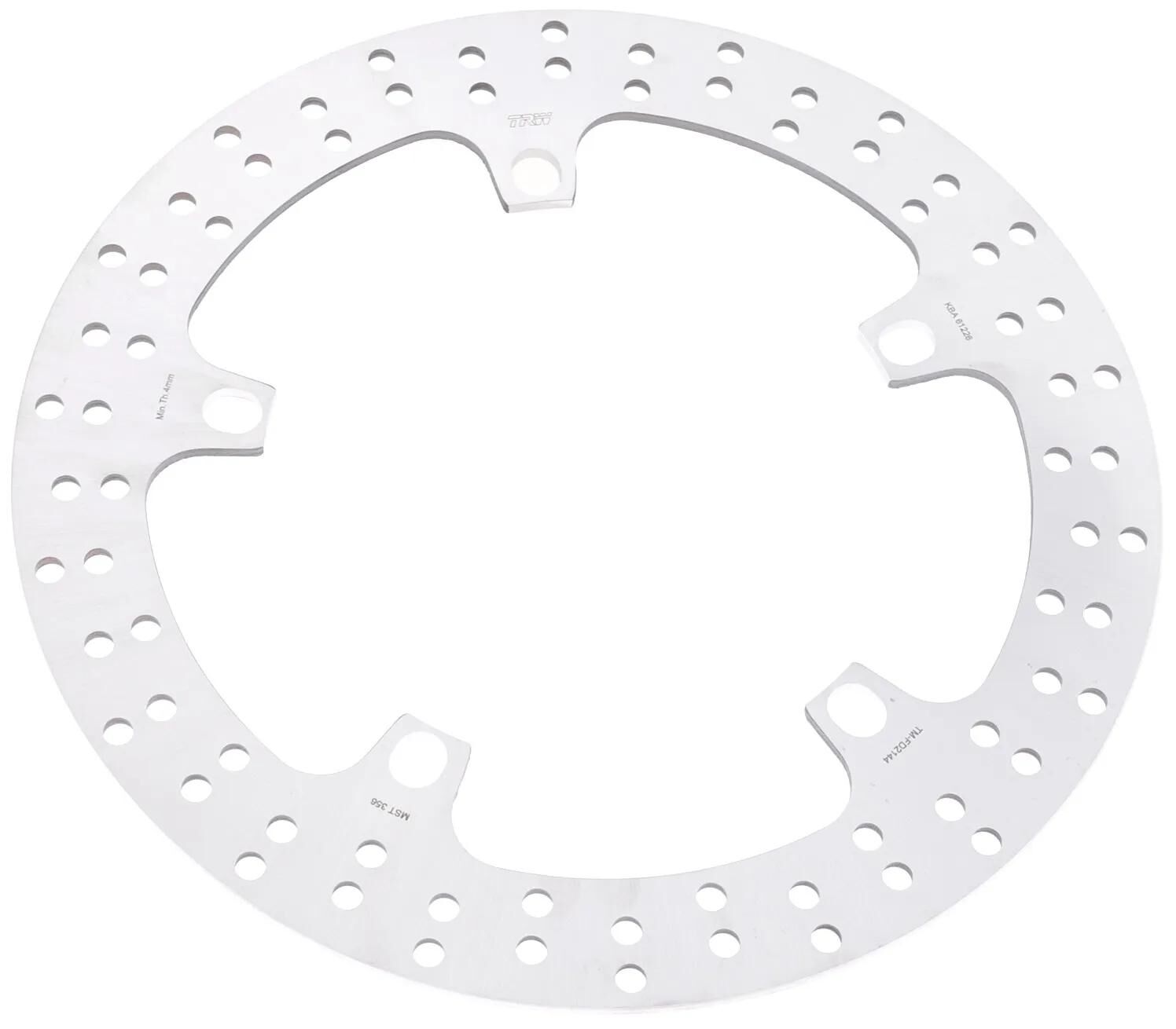 Trw bremsscheibe mst356 rotor mst356 rigid