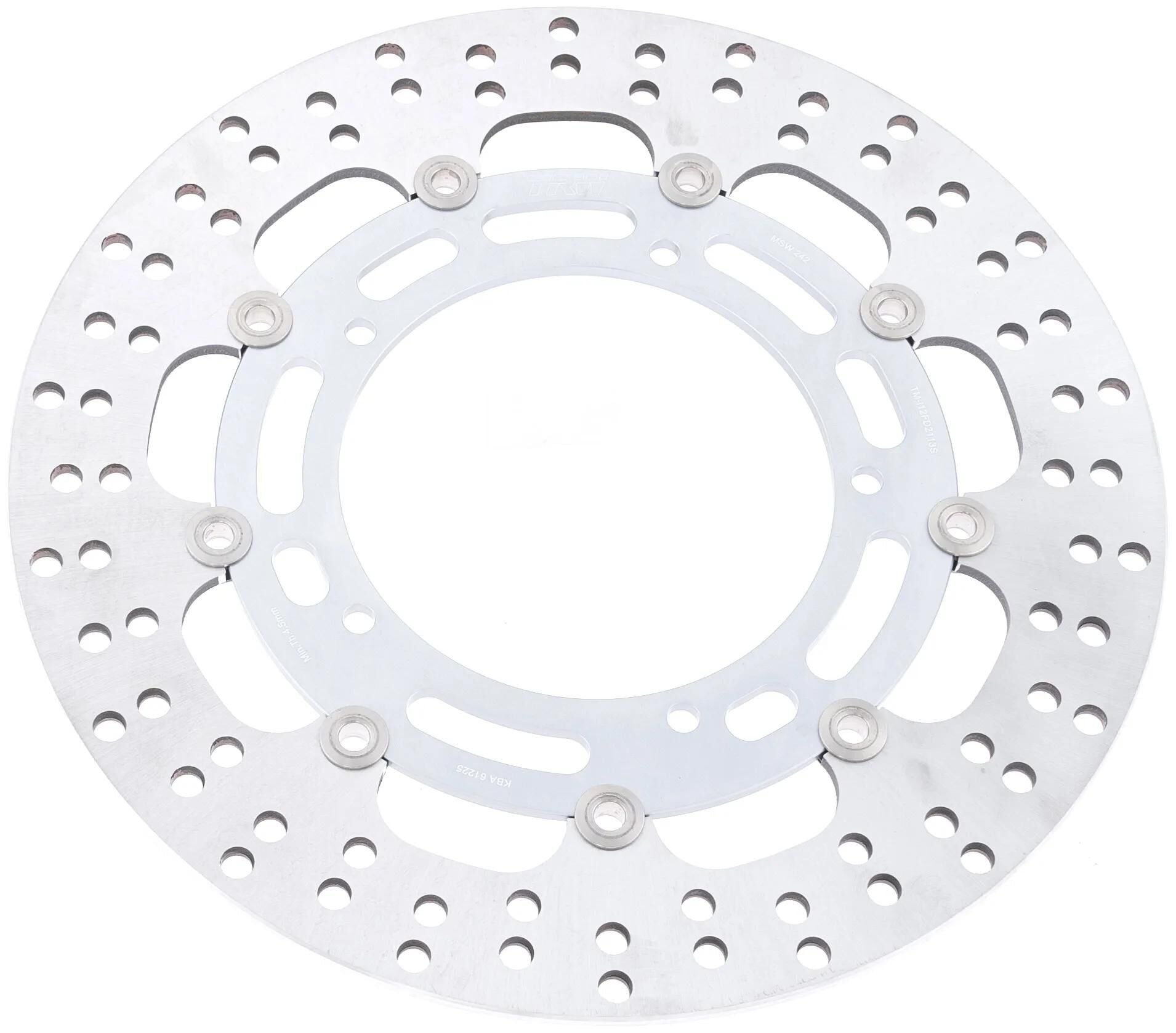 Trw bremsscheibe msw242 rotor msw242 floating