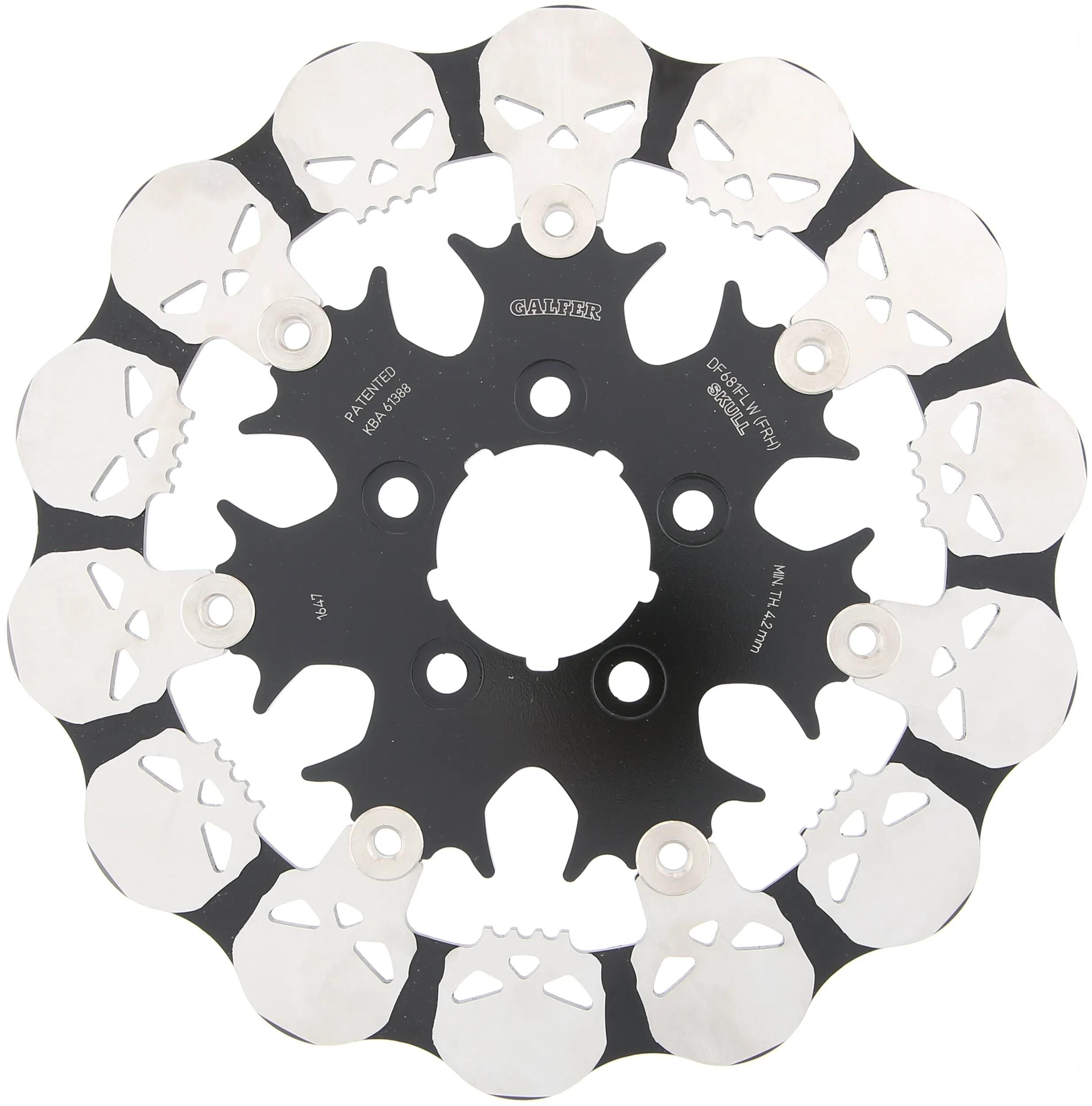 Galfer remschijf df681 rotor df681 frh skull floating
