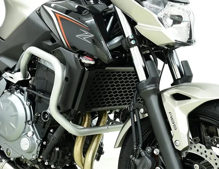 Zieger kühlerabdeckung radiator cover kawa z650 bj.17-20 sw