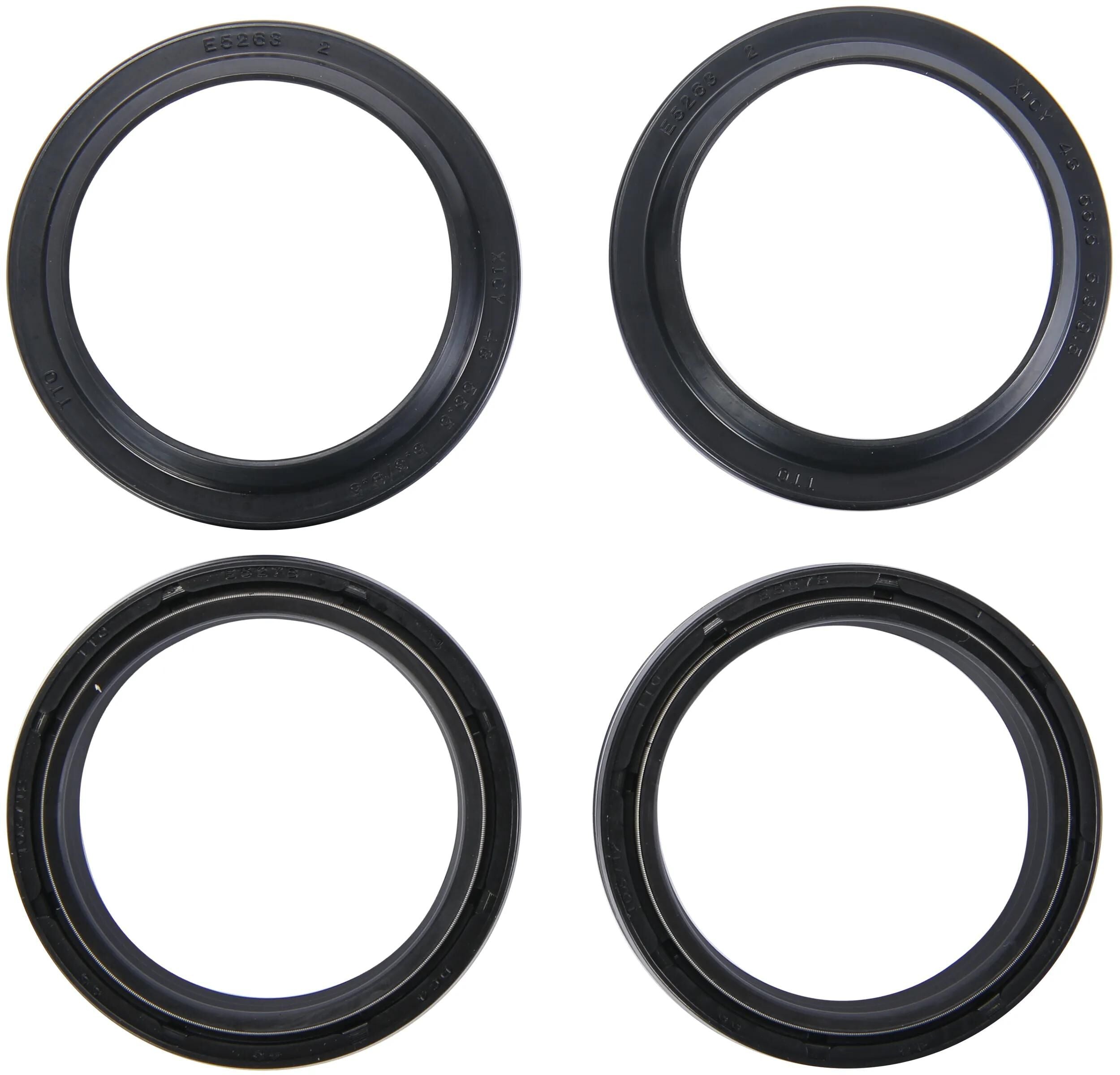 All balls racing voorvork keerring set fork seal set abr 56-136 incl. dust caps