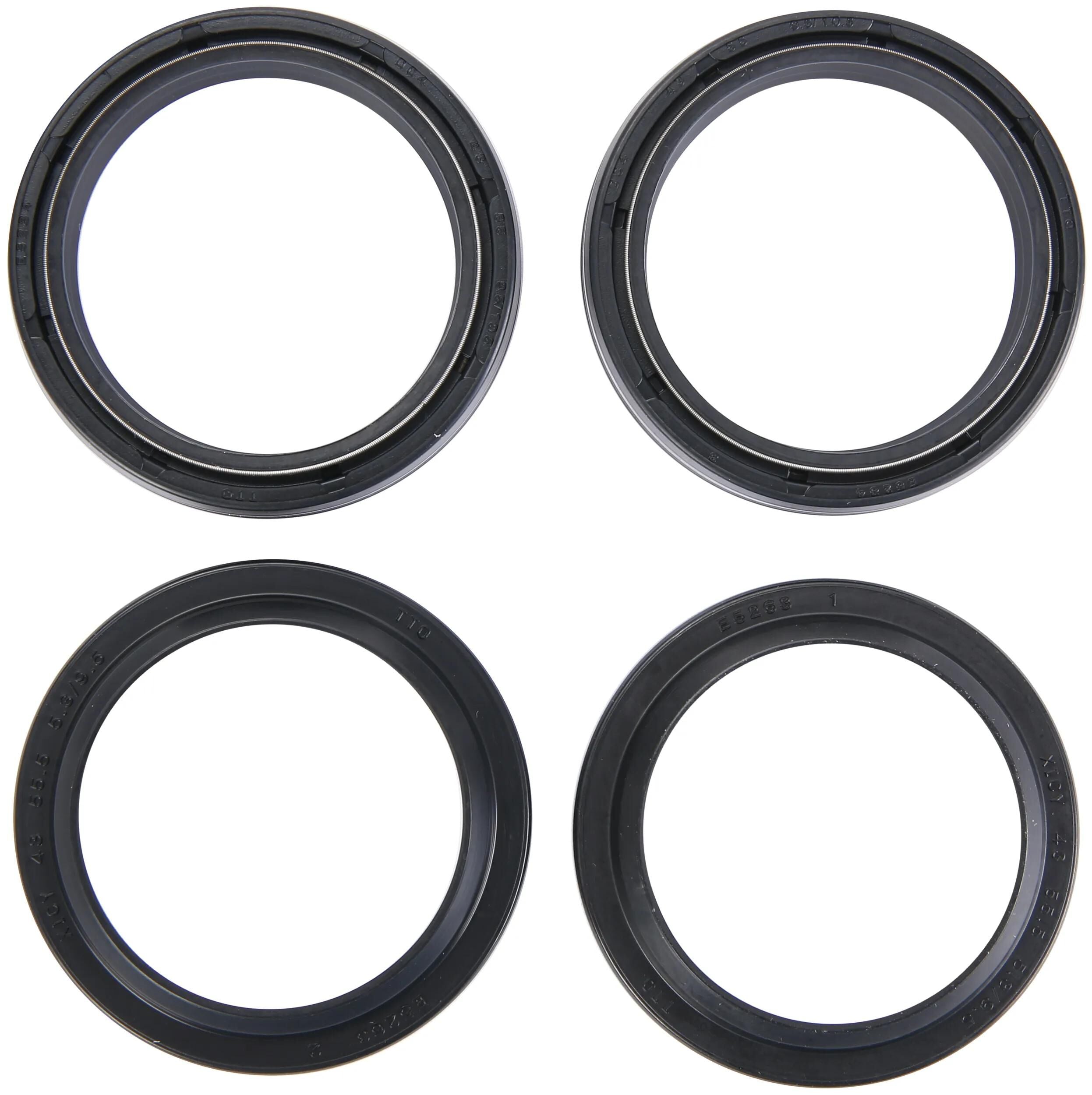 All balls racing voorvork keerring set fork seal set abr 56-138 incl. dust cap