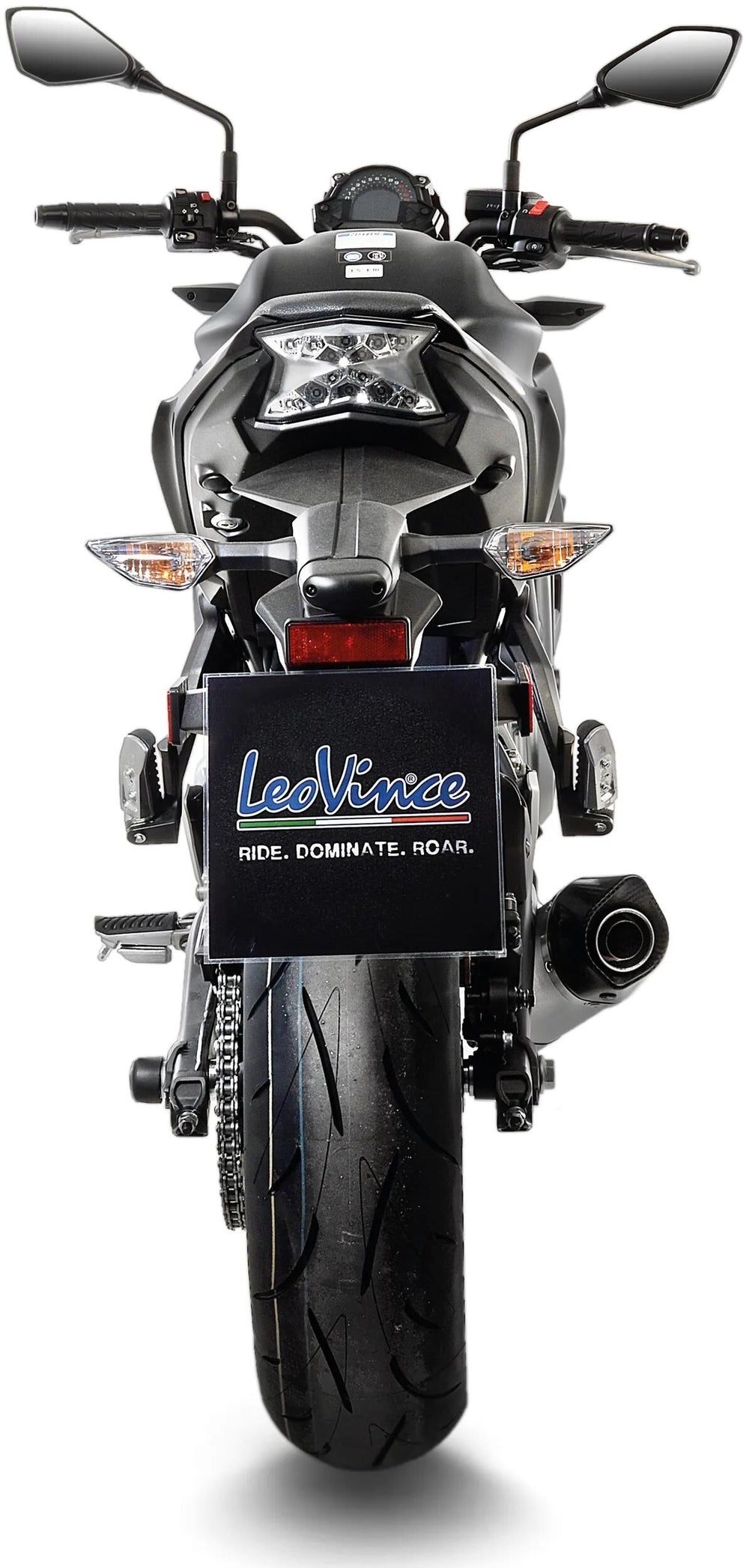 Leovince geluiddemper sbk lv one evo ii schalld leo compl lv one inox