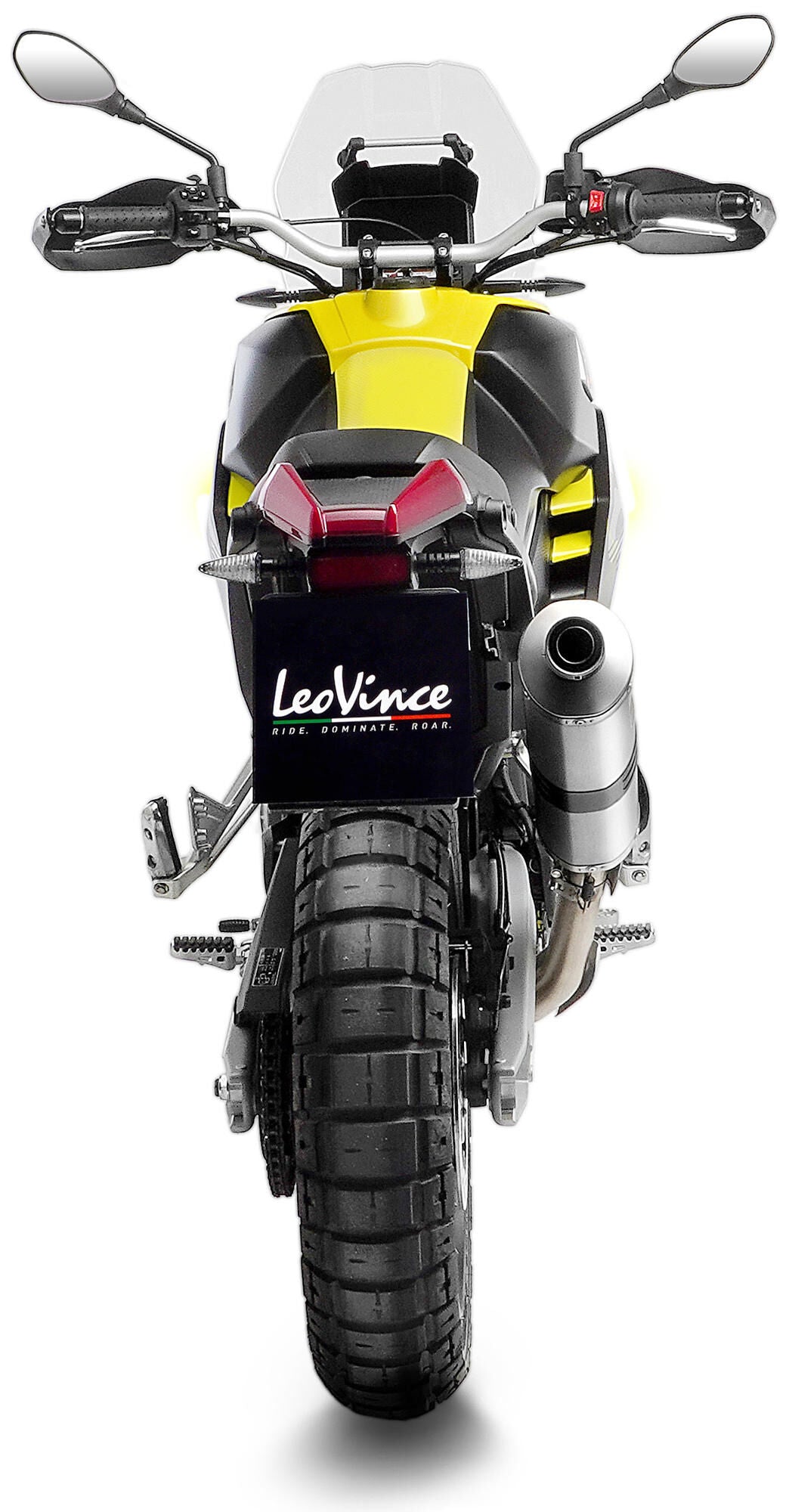 Leovince geluiddemper sbk lv one evo ii schalld leo slipon lv one inox