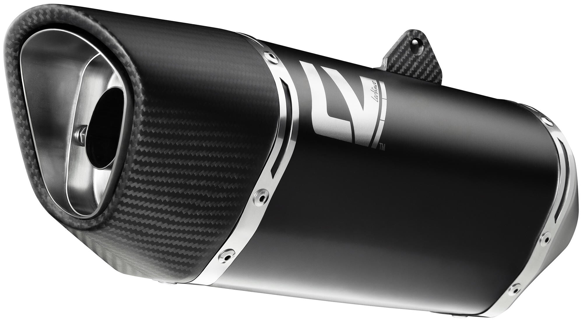 Leovince geluiddemper sbk lv-14 r black edition schalld leo slipon lv-14 r sw