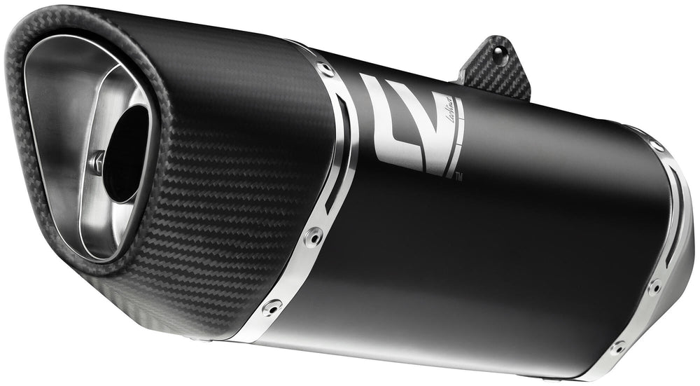 Leovince geluiddemper sbk lv-14 r black edition schalld leo slipon lv-14 r sw