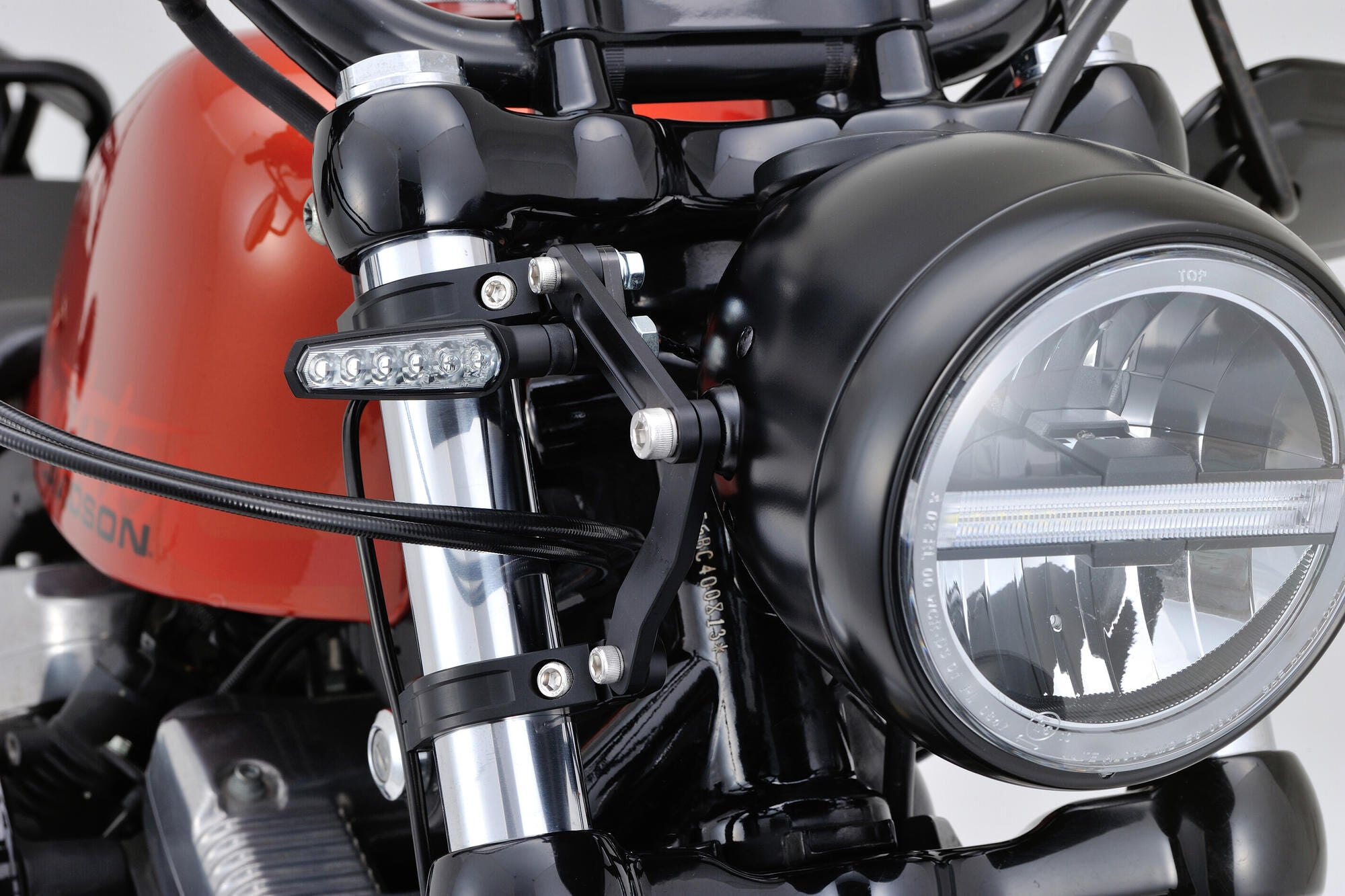 Daytona dual-axis koplamphouder bracket sh. aluminum 41mm sw adjustab