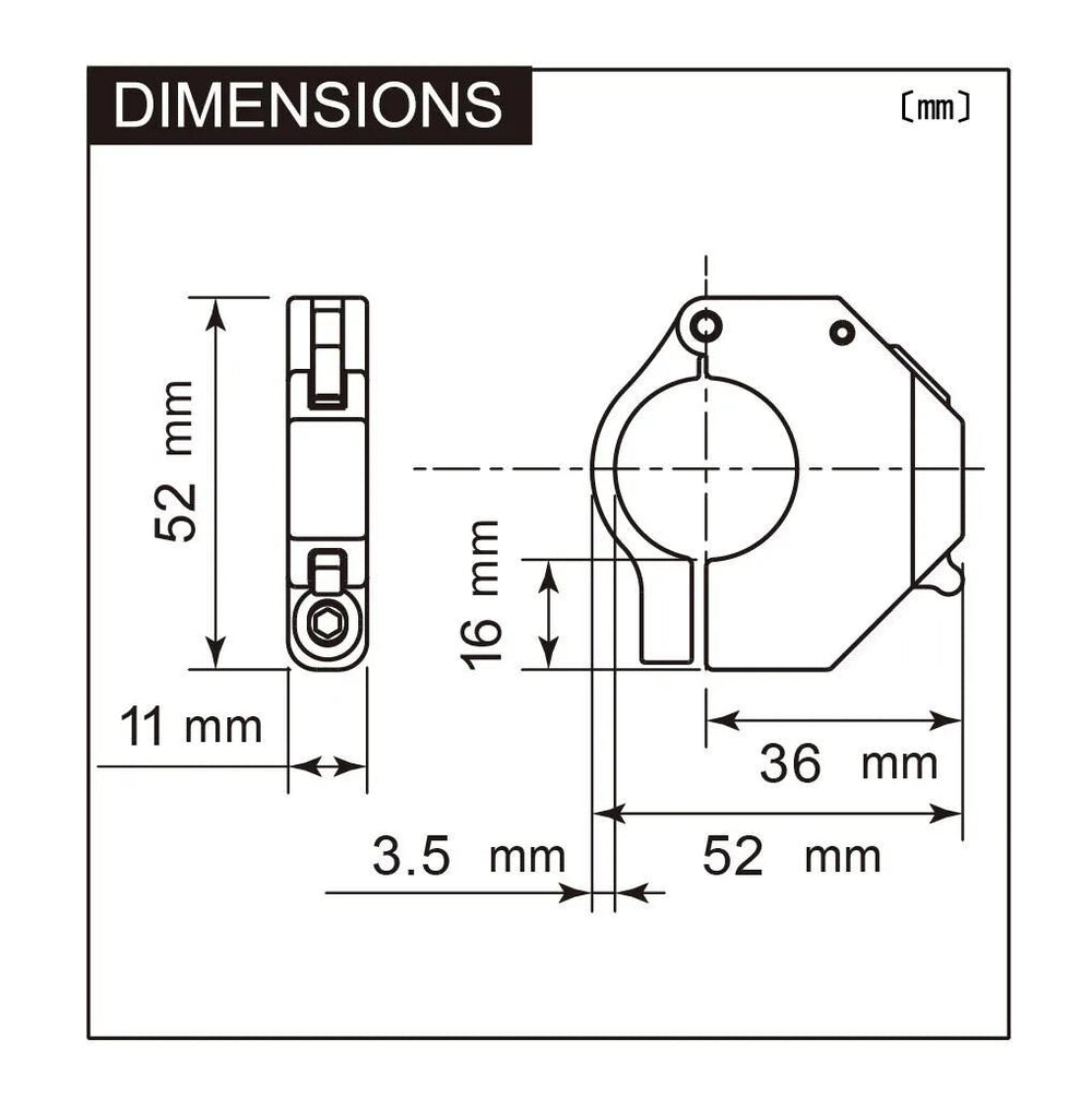 Daytona usb-stopcontact slim-mount usb-slim-mount type-c sw 18w